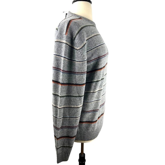 VTG Grandpa Weatherproof 100% Wool Striped Pullover Sweater, Men's Xtra Large - Picture 3 of 14